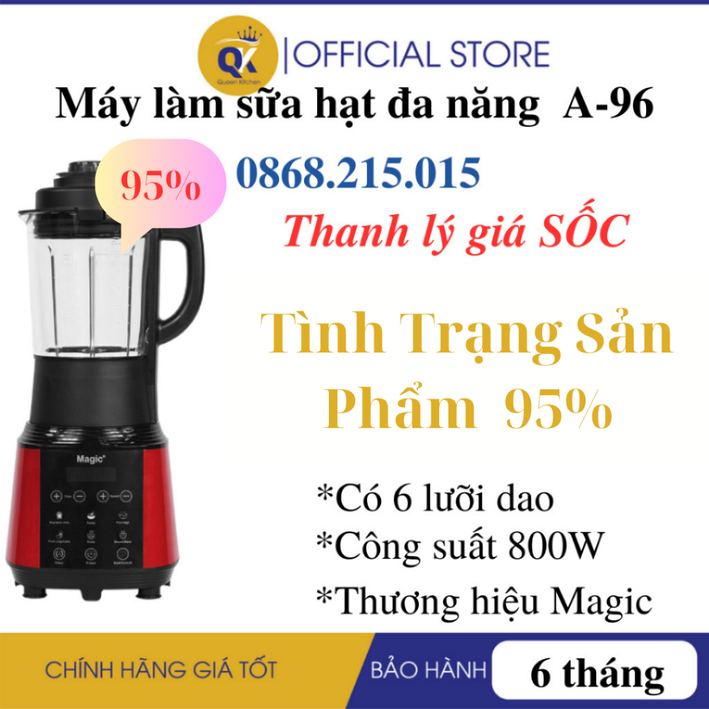 Thanh lý Máy Làm Sữa Hạt Đa Năng MAGIC Korea A-96- TÌNH TRẠNG SP 95%