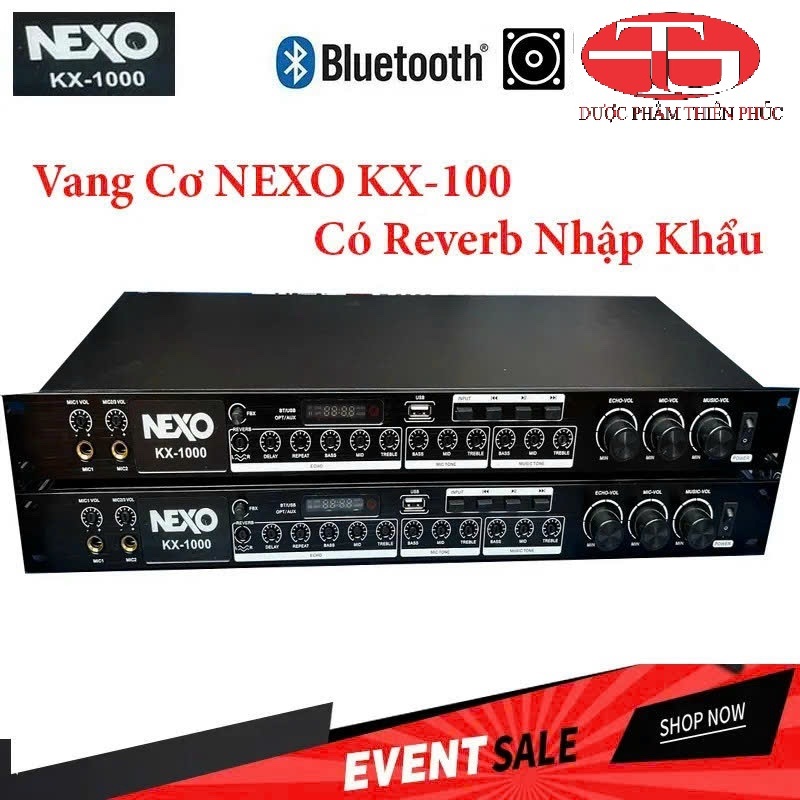 [HCM] Vang Cơ Lai Số NEXO KX-1000 Trang Bị Mạch Chống Hú Feedback Chống Hú Chíp DSP Cho Hiệu Ứng Echo ,Reverb