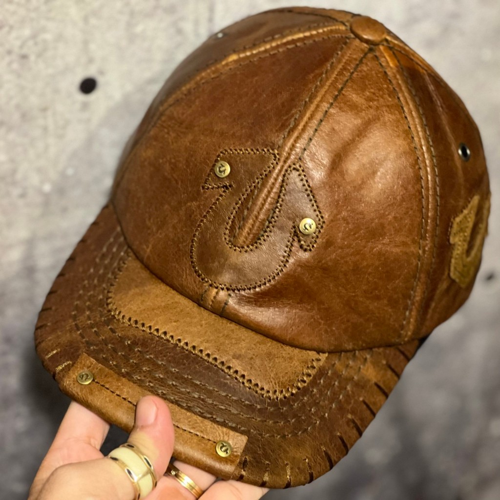 Nón ông địa u da bò thật Mũ lưỡi trai ông địa true có video review