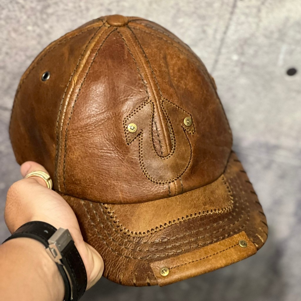 Nón ông địa u da bò thật Mũ lưỡi trai ông địa true có video review