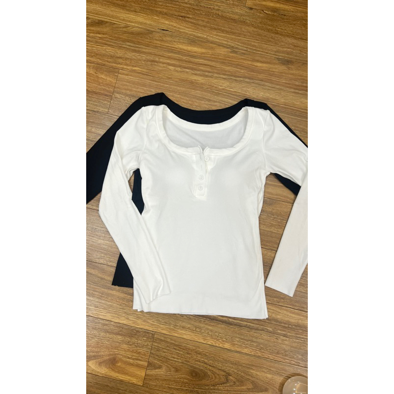 Áo bra dài tay thun gân tăm cao cấp, áo thun có đệm mút dáng dài, áo thun thu đông tay dài Quảng Châu