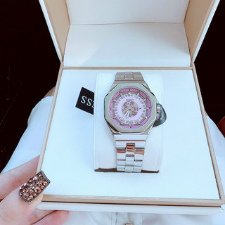 Đồng hồ Guess nữ Dial hồng tím size 34mm
