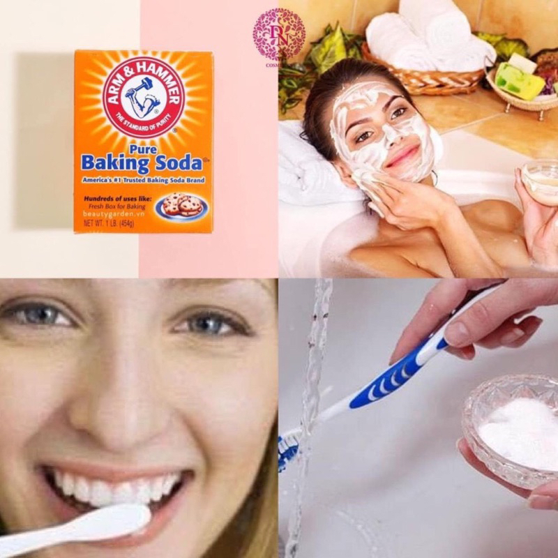 SALE Bột Đa Công Dụng Pure Baking Soda Arm Hammer USA 454g