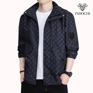 Áo khoác gió nam nữ kẻ B -Chống nước tuyệt đối, chống gió, chống UV thiết kế mới INDOCHI