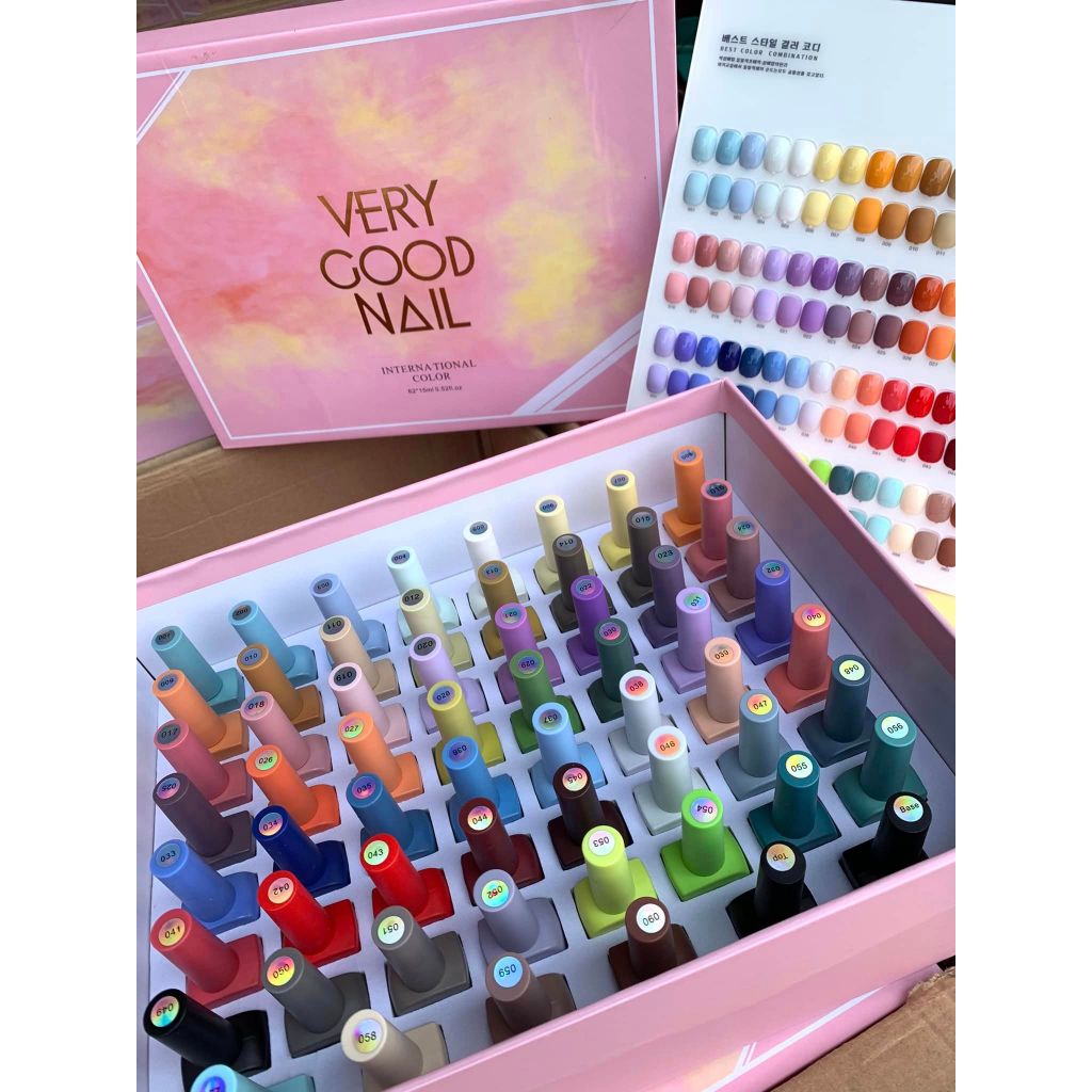 Set sơn gel very good nail 60 màu