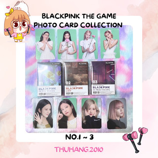 Ảnh blackpink the game photo card collection no.1~3