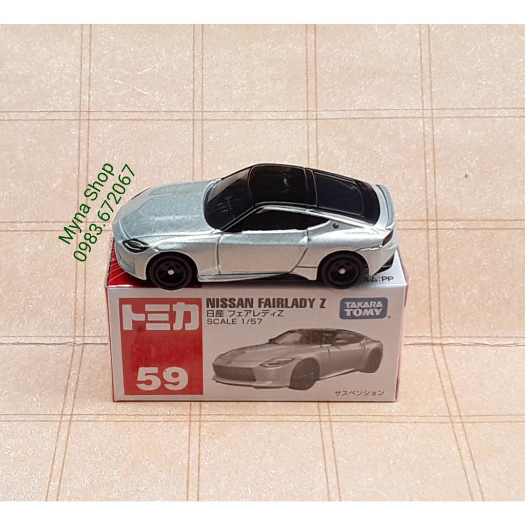 Đồ chơi mô hình tĩnh xe tomica, No.59 Nissan Fairlady Z