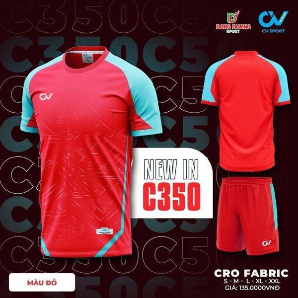 Bộ Quần Áo Thể Thao Đá Bóng Riki C350 - Thoáng Mát, Co Giãn Đa Chiều