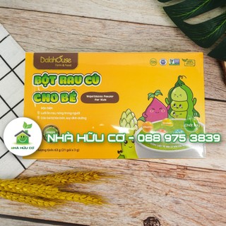 Hộp 63g - combo bột rau củ sấy lạnh cho bé ăn dặm dalahouse - date: 3/2025 - shanti
