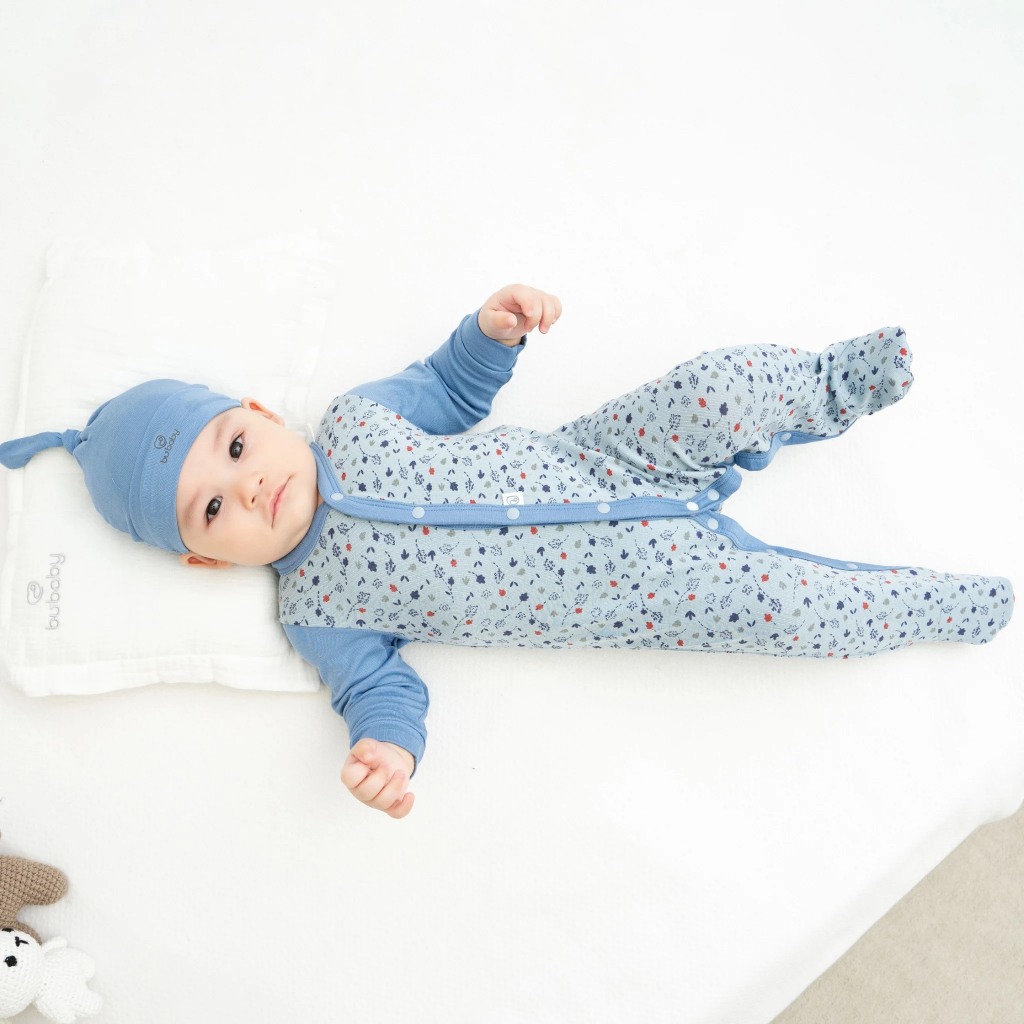 Bubaby Body dài tay cài giữa Leafly - Pure Cotton BCT210200