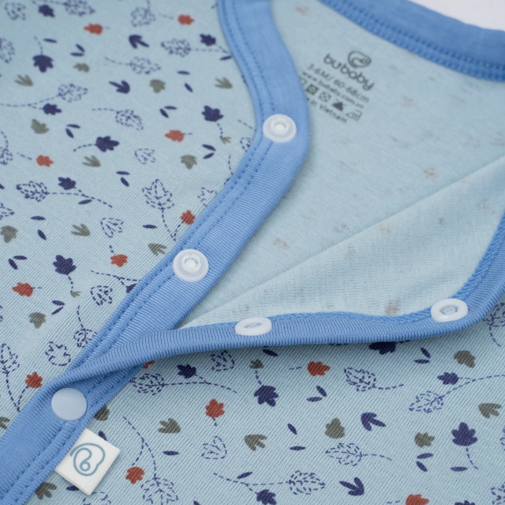 Bubaby Body dài tay cài giữa Leafly - Pure Cotton BCT210200