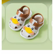 GIÀY BÍT MŨI TẬP ĐI HÌNH CHÚ VỊT CHO BÉ