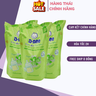 Túi nước xúc bình sữa dnee, nước rửa bình sữa dnee dạng túi 550ml hàng thái lan.