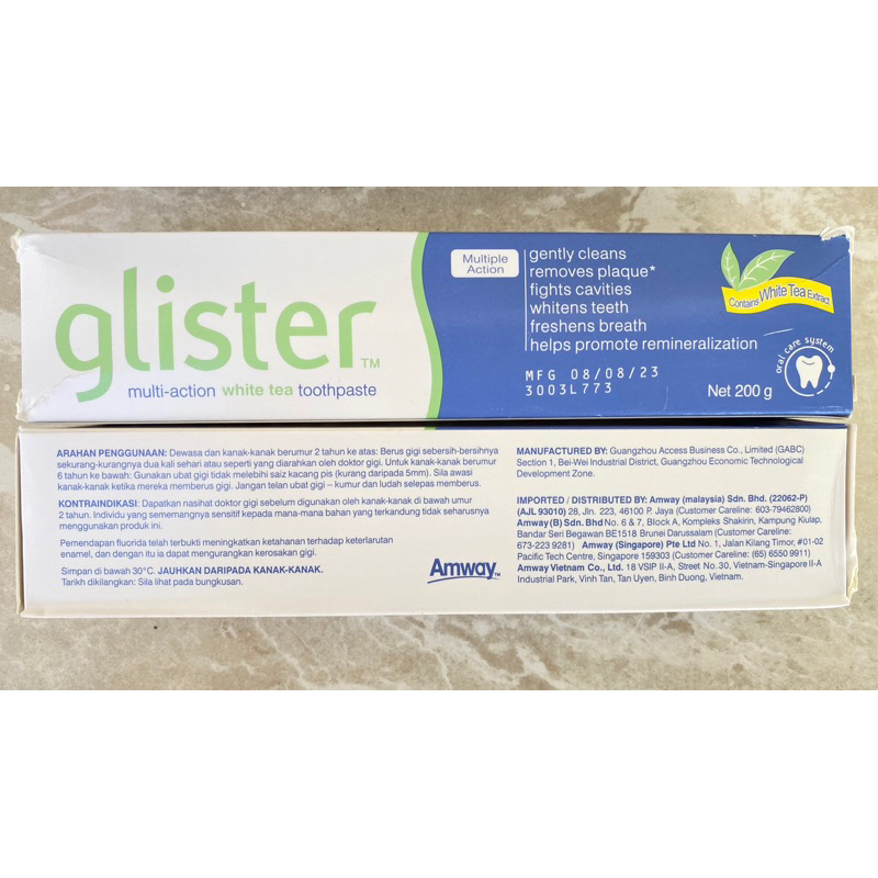 Kem đánh răng Trà Trắng GLIST-nội địa Malaysia