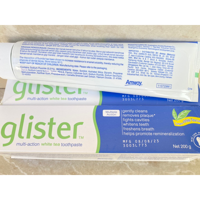Kem đánh răng Trà Trắng GLIST-nội địa Malaysia