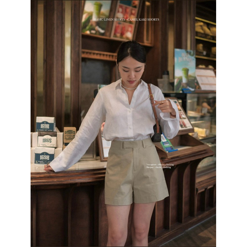 𝐂𝐚𝐦𝐞𝐥 𝐒𝐡𝐨𝐫𝐭𝐬 - Quần Đùi Kaki