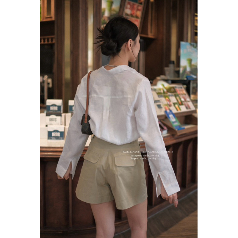 𝐂𝐚𝐦𝐞𝐥 𝐒𝐡𝐨𝐫𝐭𝐬 - Quần Đùi Kaki