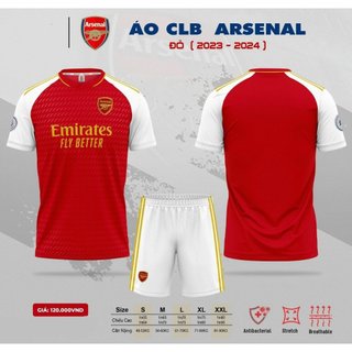 Bộ đồ đá banh CLB Arsenal đỏ