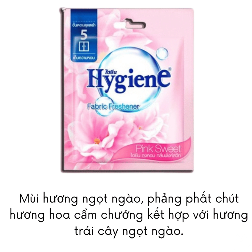 Túi thơm Hygiene Thái Lan hương nước hoa treo phòng để tủ quần áo khử mùi