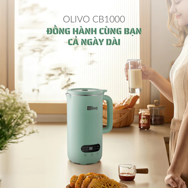 Máy Xay Nấu Đa Năng OLIVO CB1000 - Thương Hiệu Mỹ