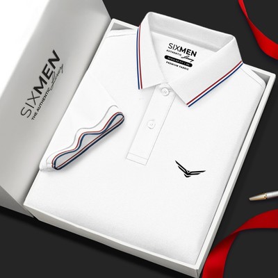 Áo polo nam cao cấp có cổ [Tặng Kèm Hộp Quà Xịn] SIXMEN 3RIM Eagle - Polo vải FeelMax thoáng mát