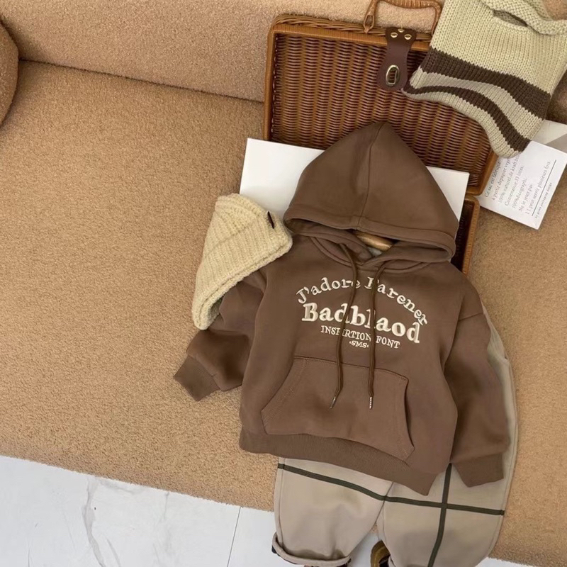 Áo hoodie cho bé,áo hoodie có mũ cho bé trai và bé gái phong cách hàn quốc