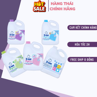 Nước giặt dnee 3000ml thơm dịu an toàn cho bé - nước giặt thái hàng chính hãng có tem đại thịnh