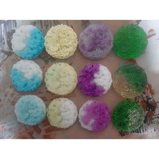Mặt Ngọc Bội Long Phụng - Cúc Phượng (ib shop chọn màu)