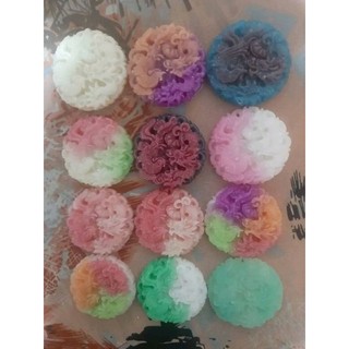 Mặt Ngọc Bội Long Phụng - Cúc Phượng (ib shop chọn màu)