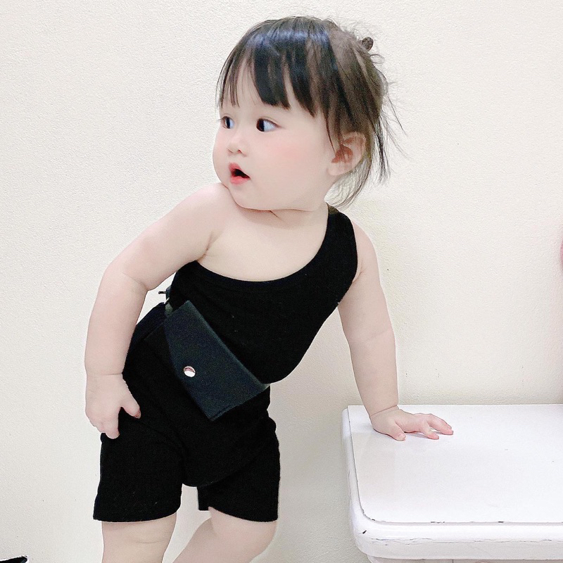 Suit Chéo Vai Sexy Kèm Túi Đai Bụng Cho Bé ChipChil
