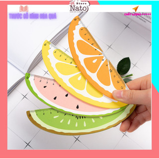 Thước kẻ gỗ hình hoa quả kute,siều bền đẹp cho bé