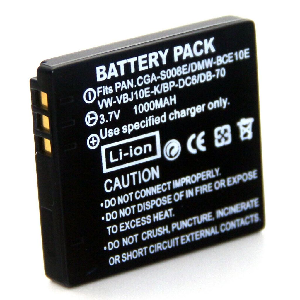 Leica BP-DC6 | Pin và Sạc máy ảnh DLC 1000mAh Leica DC6 Leica C-Lux 2 C-Lux 3 clux2 clux3 BP DC6 BPDC6 Pana Lumix BCE10
