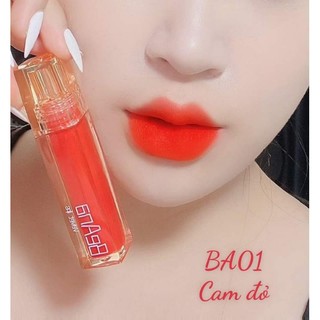 Son B.A Beauty cao cấp màu Đỏ Cam tặng kèm ủ môi