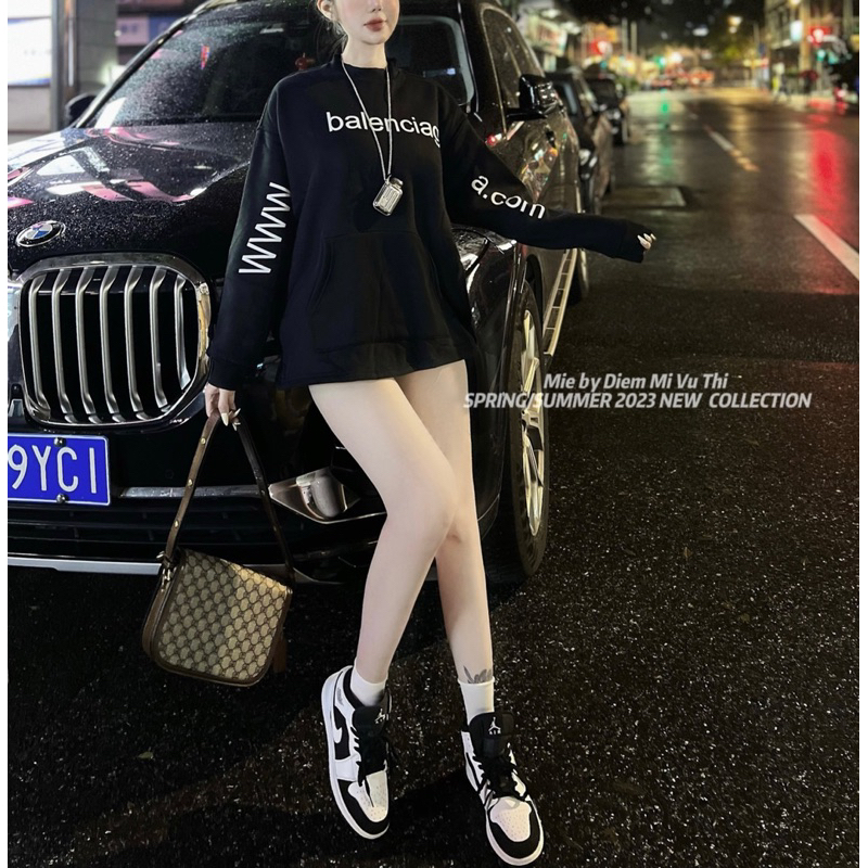 Áo nỉ lót bông áo siêu dầy dặn