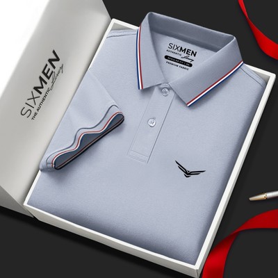 Áo polo nam cao cấp có cổ [Tặng Kèm Hộp Quà Xịn] SIXMEN 3RIM Eagle - Polo vải FeelMax thoáng mát