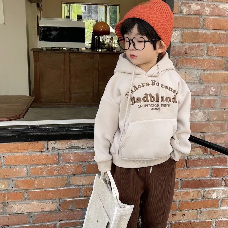 Áo hoodie cho bé,áo hoodie có mũ cho bé trai và bé gái phong cách hàn quốc