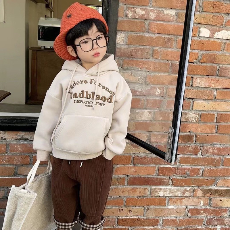 Áo hoodie cho bé,áo hoodie có mũ cho bé trai và bé gái phong cách hàn quốc