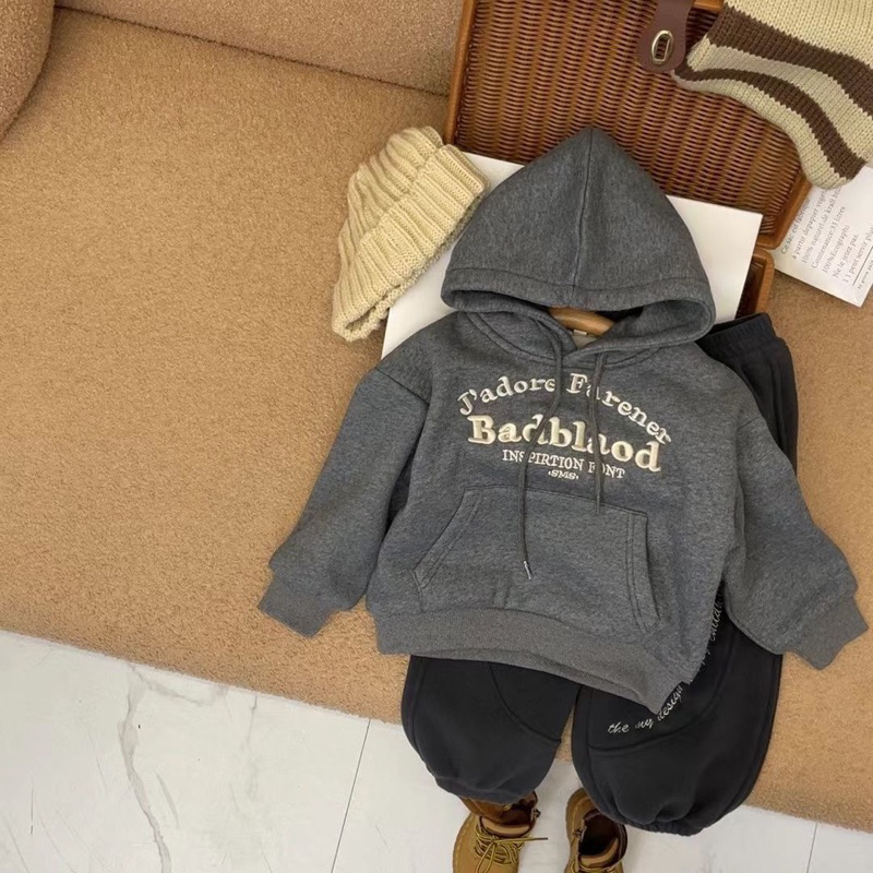 Áo hoodie cho bé,áo hoodie có mũ cho bé trai và bé gái phong cách hàn quốc