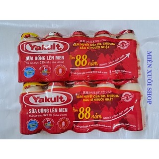 02 Lốc sữa chua uống lên men yakult 65ml