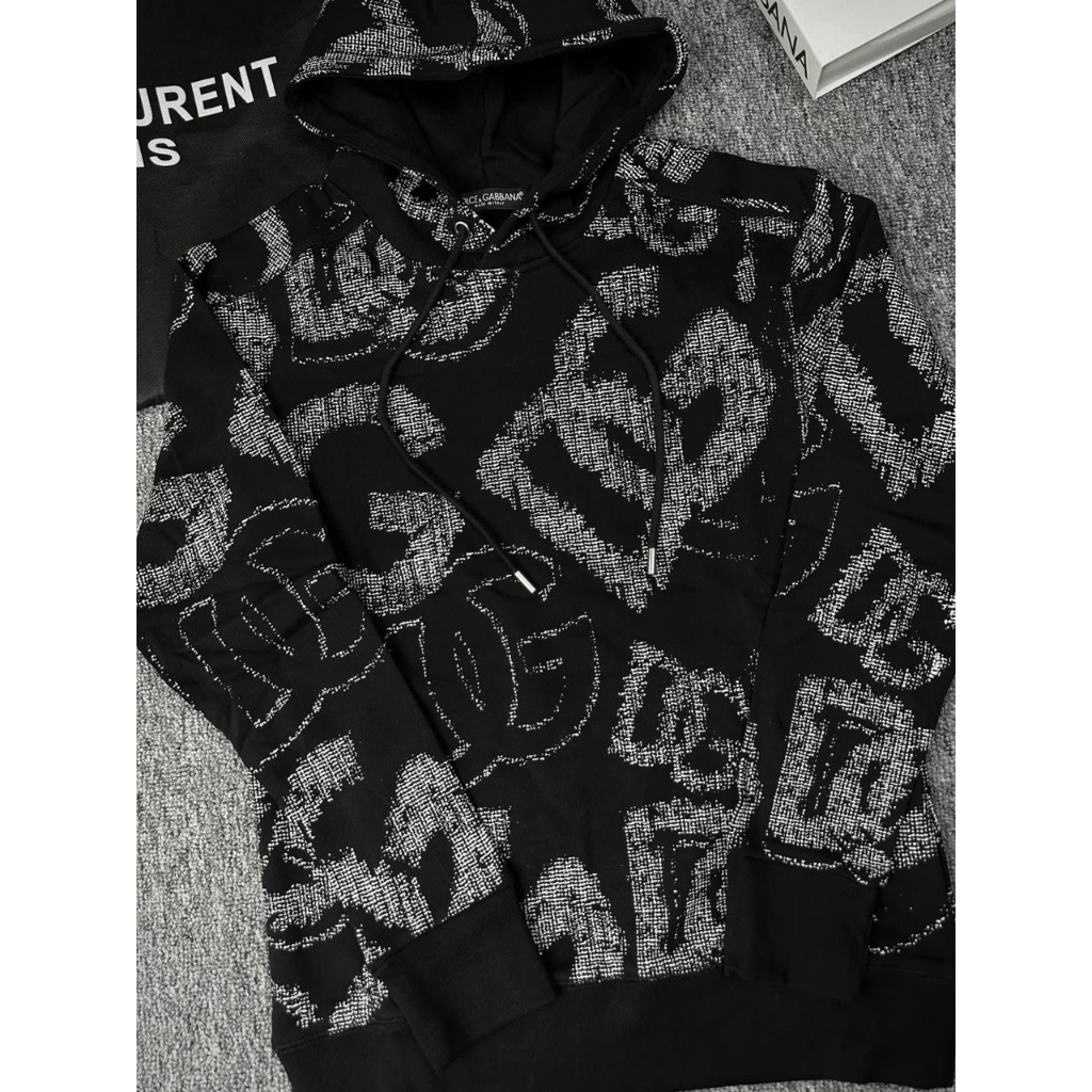 Áo Khoác Hoodie D.G In Logo Siêu Đẹp - Áo Hoodie  Nam Nữ D.G Nỉ Bông Cao Cấp