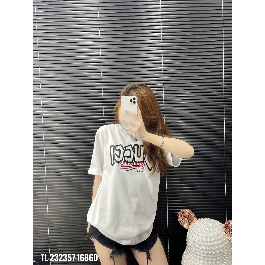 🔥Hot🔥Áo thun Gucci in chữ thiết kế hot trend Nam nữ New 2023