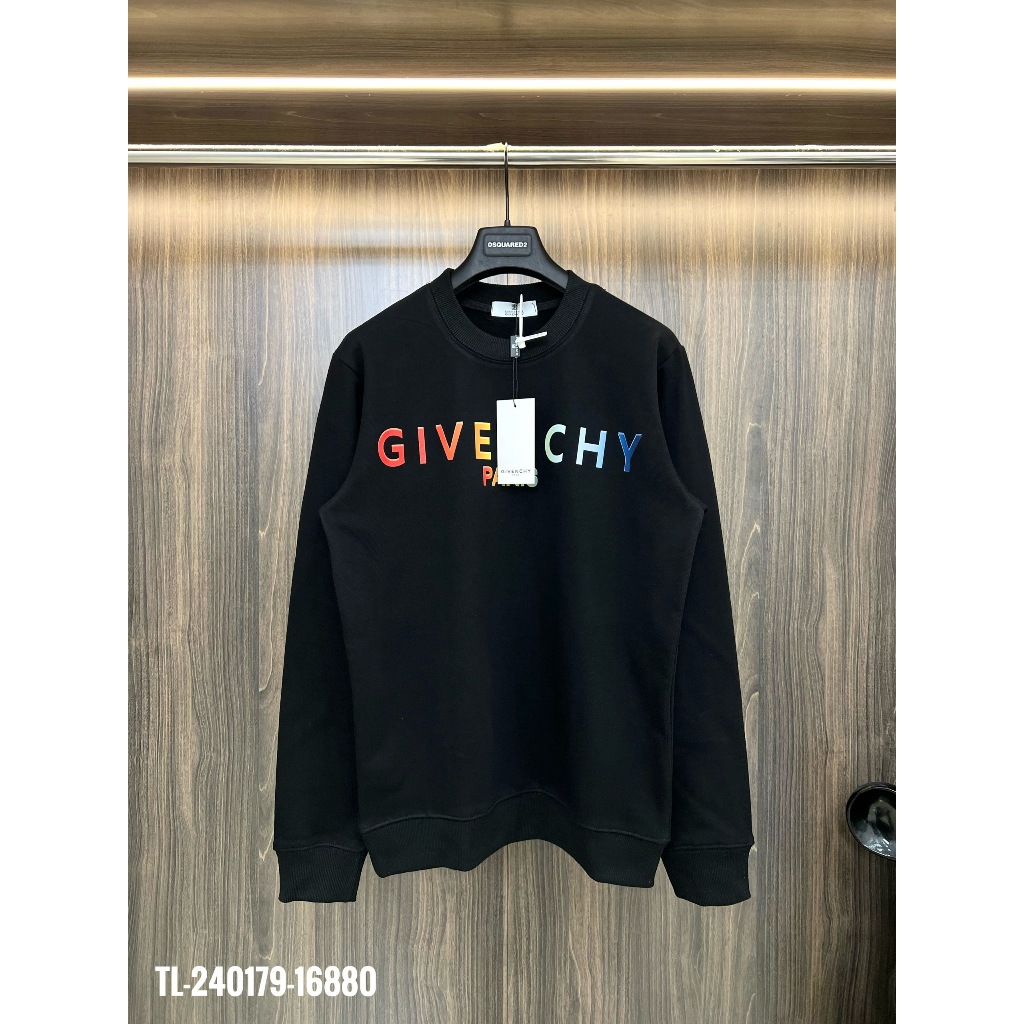 🔥Hot🔥Áo nỉ GVC in chữ màu thiết kế hot trend Nam Nữ Thu Đông 2023