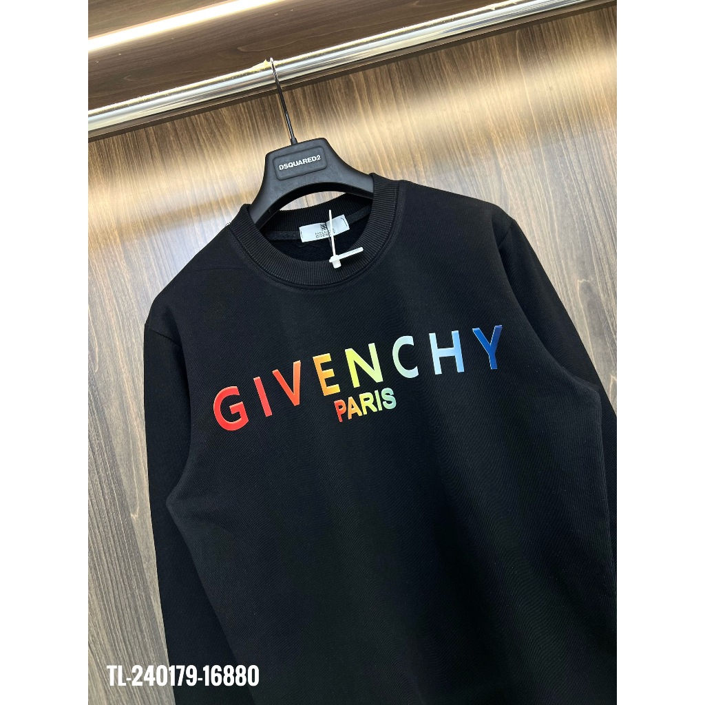 🔥Hot🔥Áo nỉ GVC in chữ màu thiết kế hot trend Nam Nữ Thu Đông 2023