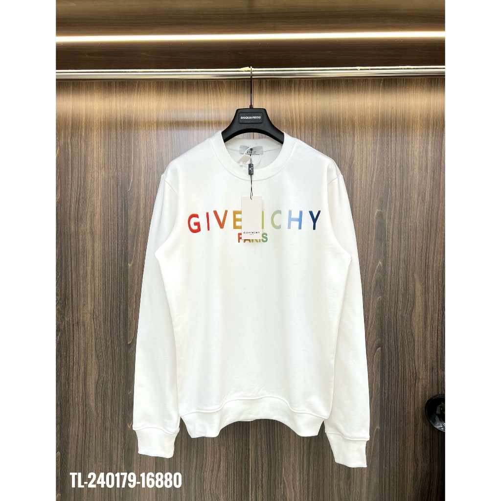 🔥Hot🔥Áo nỉ GVC in chữ màu thiết kế hot trend Nam Nữ Thu Đông 2023