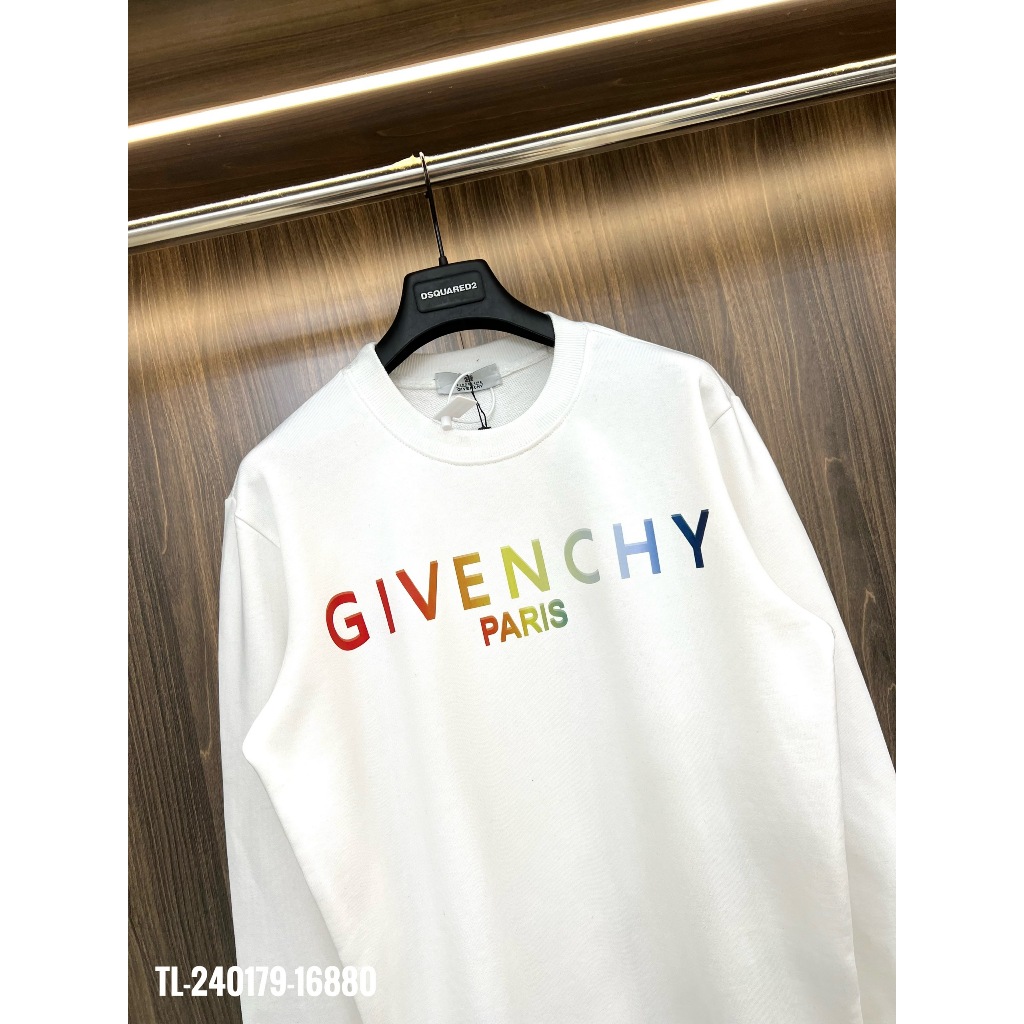 🔥Hot🔥Áo nỉ GVC in chữ màu thiết kế hot trend Nam Nữ Thu Đông 2023