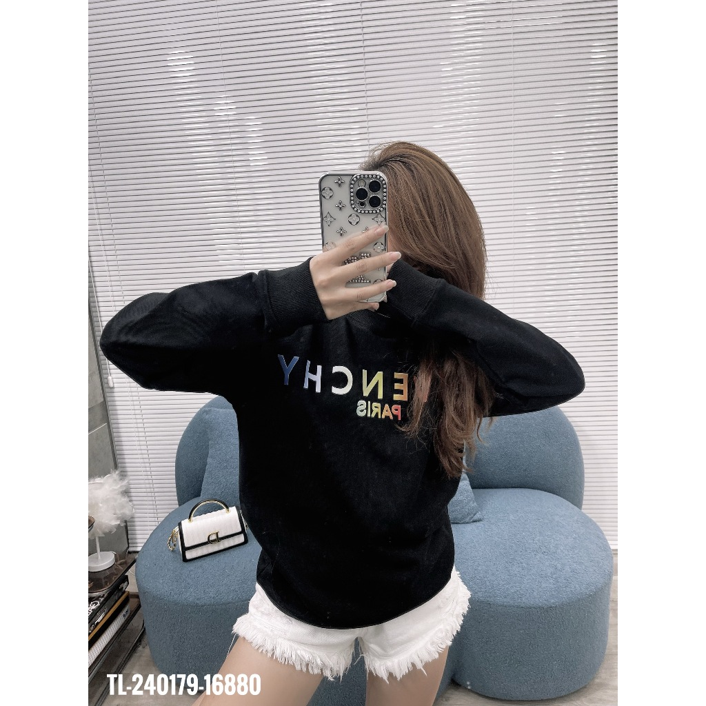 🔥Hot🔥Áo nỉ GVC in chữ màu thiết kế hot trend Nam Nữ Thu Đông 2023