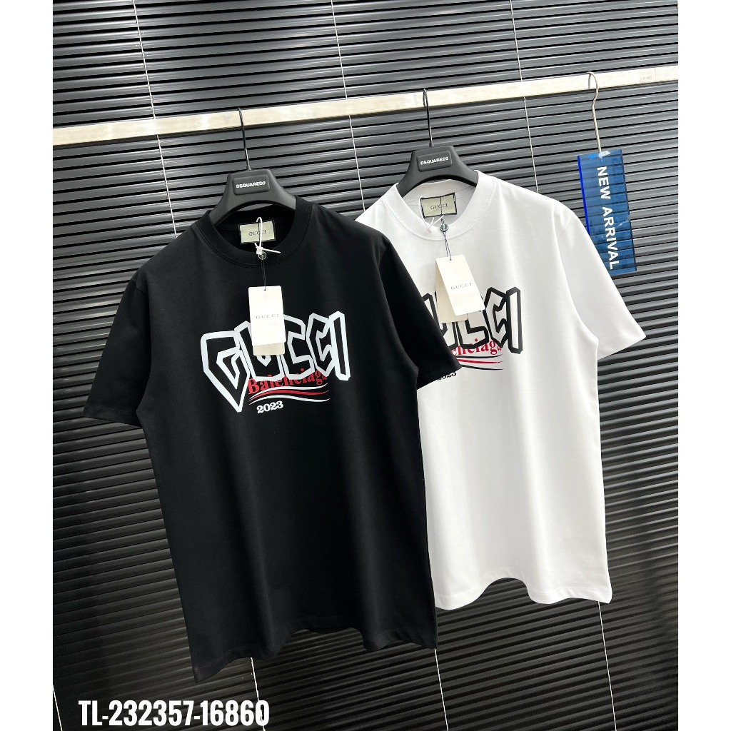 🔥Hot🔥Áo thun Gucci in chữ thiết kế hot trend Nam nữ New 2023