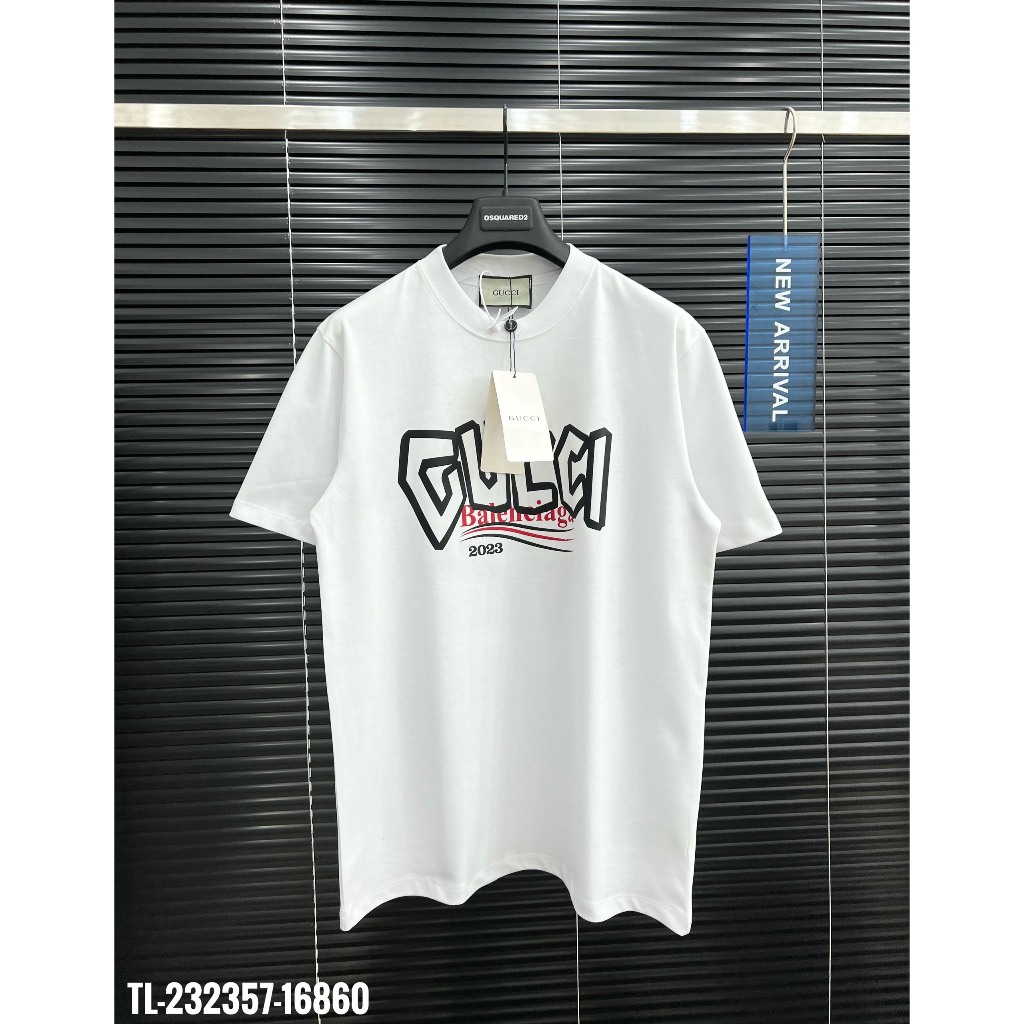 🔥Hot🔥Áo thun Gucci in chữ thiết kế hot trend Nam nữ New 2023