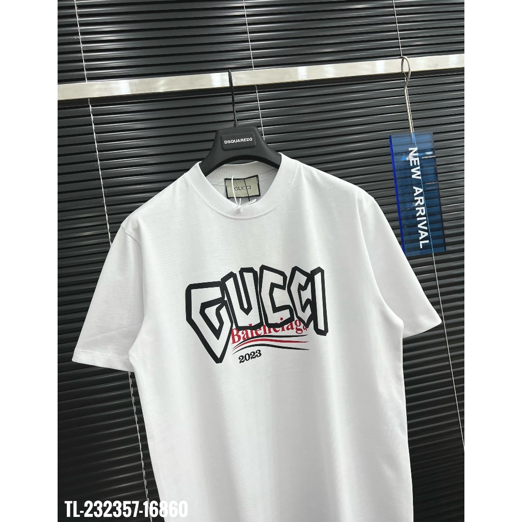🔥Hot🔥Áo thun Gucci in chữ thiết kế hot trend Nam nữ New 2023