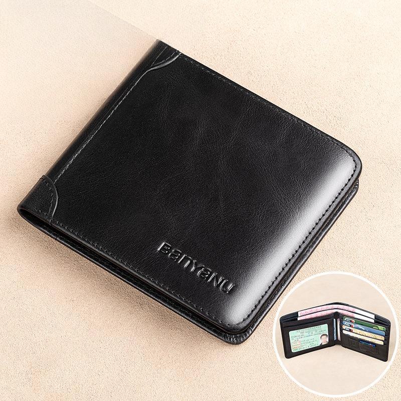 Ví nam da bò cao cấp nhiều ngăn, bóp nam sang trọng lịch sự nam tính - VNA25